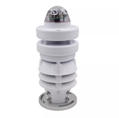 XF700LVelocitat del vent Direcció Temperatura de l'aire Humitat Pressió Il·luminació Precipitació Agricultura Estació meteorològica compacta